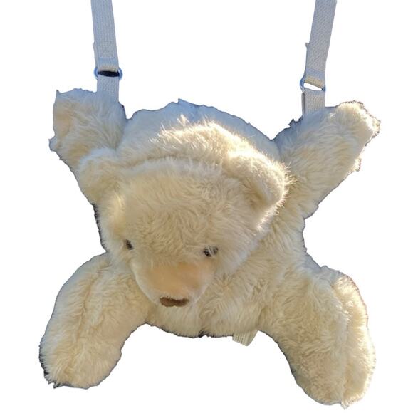 Handmade Upcycled Teddy Bear Backpack Plush Bear Bag Cute Y2K Kawaii Accessory